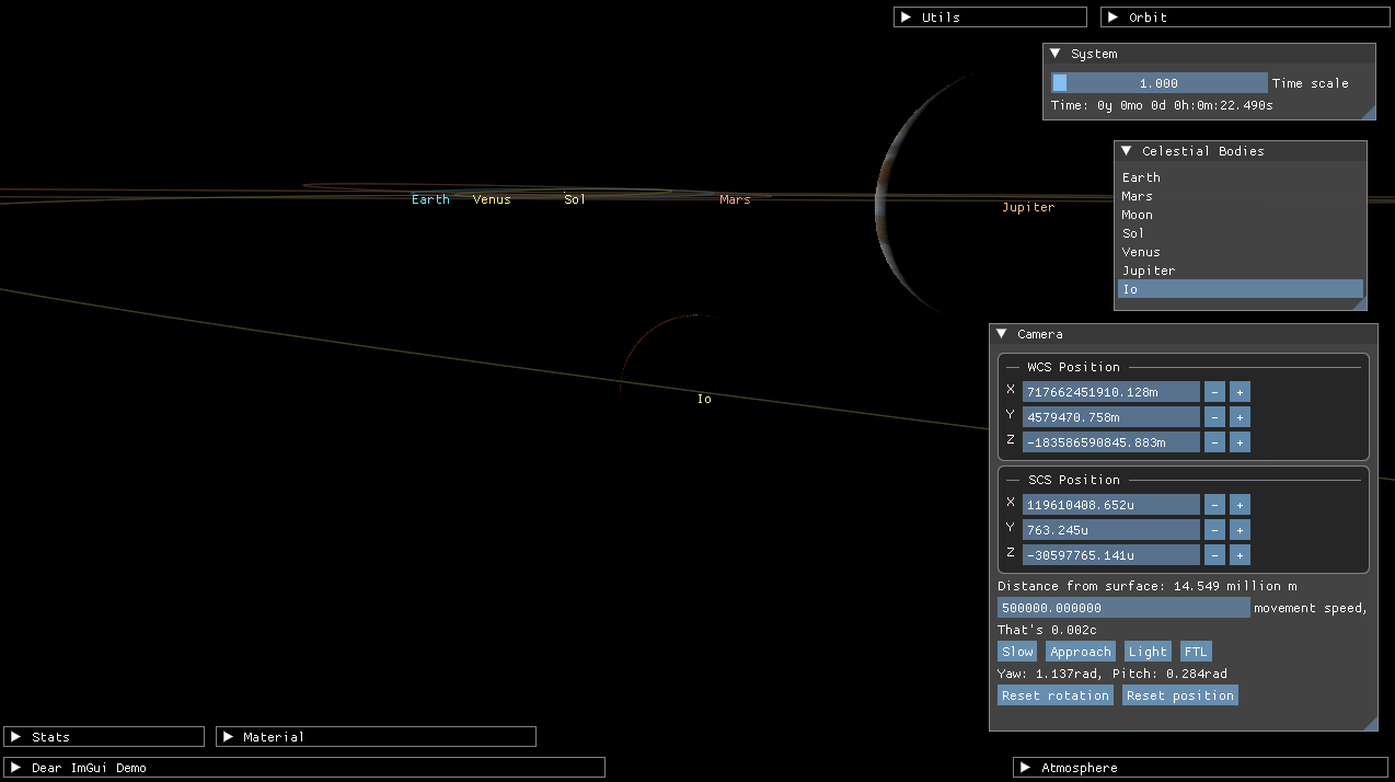 The opposite, both Jupiter's and Io's labels are visible, but Moon's isn't.